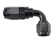 Swivel Hose End Fitting, 90 Degree, Black, -16 AN