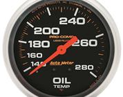 Auto Meter 5441 Pro-Comp Mechanical Oil Temperature Gauge 2-5/8