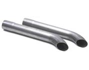 B2 Race Products Slip-Over Kickout Extension Pipes, Plain, 3-1/2 x 26