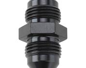 Aluminum Flare Union Adapter Fitting, Black, -10AN