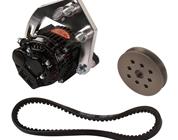 Powermaster 8-800 SB Chevy 50 Amp Mini Alternator Kit w/V-Belt