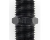 Threaded Male Pipe Nipple Coupler Fitting 1/2 NPT Black