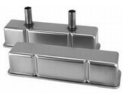 Chevy Tall Valve Covers w/ Breather Tubes, Plain S
