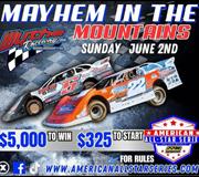 This Sunday Night AAS Late Models $5000 to win Mid-East Modifieds
