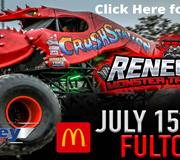 Tickets On Sale Now!  Renegade Monster Truck Tour July 15-16
