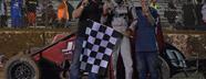 JR Bonesteel Banks Sandia Speedway Win w...
