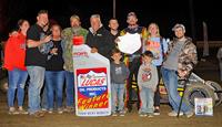 Blake Hahn scores in POWRi West Midgets at Cr