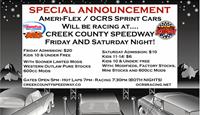 Creek County Speedway hosting OCRS tonight an