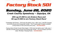 Creekadega 200 and Factory Stock 50 Registrat