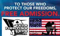 Free Admission September 10 to all Veterans.