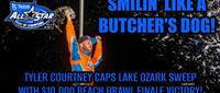 Tyler Courtney caps Lake Ozark sweep with $10,000...