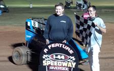 Josh Marcham Parks it in Victory Lane at I44