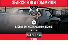 Search for a champion.... Please vote for Kev