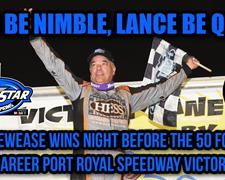 Lance Dewease wins Night Before the 50 for 12