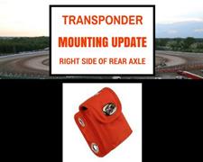 Transponder pouch mounting update.