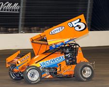 Hendricks Shows Speed in Sprint Car Debut at