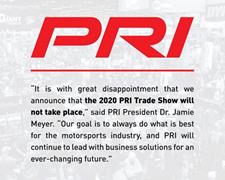 PRI 2020 has been Canceled