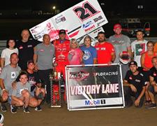 Brian Brown Reaches Victory Lane During Solid