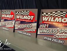 Wilmot Raceway Points Champion Signs