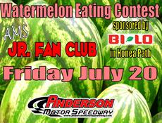 Jr. Fan Club Watermelon Eating Contest 7-20-18