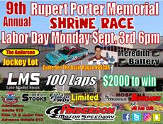 2018 Rupert Porter Memorial Shrine Race