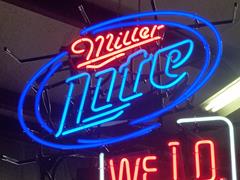 Miller Lite WE ID Neon Sign