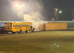 School Bus Figure 8's and  Destruction cap off Spectacular 2021 Season at Corrigan Oil Speedway September 10th!