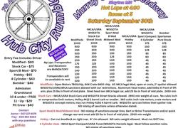 Order of Events for Hub City Rumble - Sept 30