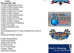 May 14th Outlaw Oval Night Info & Schedule