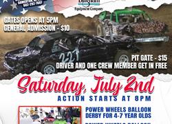 Demolition Derby presented by Bingham Equipment Company and Bingham Carquest Auto Parts July 2nd up next at the diamond