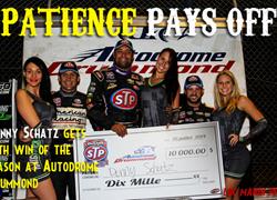 Patience Pays Off for Donny Schatz