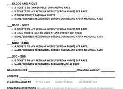 5th Annual Tanner Pelster Memorial **$10,111**