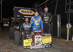ANOTHER ONE: Brad Sweet Completes Weekend Sweep with Kubota High Limit Racing Win at Salina Highbanks