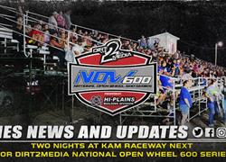 Two Nights At KAM Raceway Next For Dirt2Media National Open Wheel 600 Series