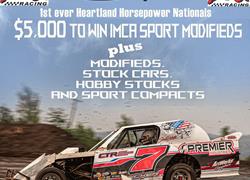 $5,000 to win IMCA Sport Modifieds on June 20-21 at Park Jefferson Speedway