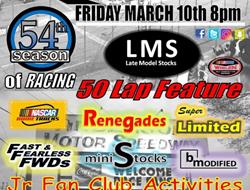 It's Race Day! Friday March 10th