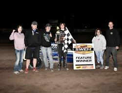 Brody Wake Banks Win with POWRi SWEM Weekend Debut