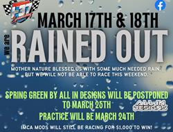 SPRING GREEN IS RAINED OUT!