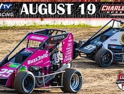 Charleston Speedway Action Approaches for POWRi Na