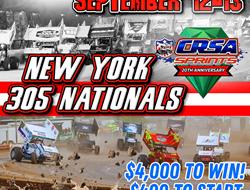 New York 305 Nationals Set to Return Sept. 12-13.