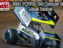 Miles Paulus Prevails as POWRi 410 Outlaw Sprint L