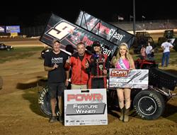 Emilio Hoover Excites in POWRi 305 Sprint Series W