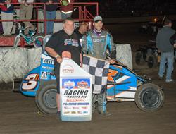 Kyle Cummins Wins at Macon Speedway with POWRi Nat