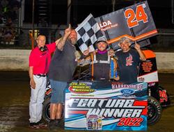 Johnny Boos Blasts to POWRi Lightning Sprint Natio