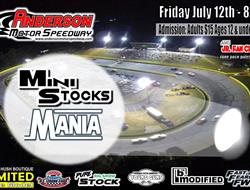 NEXT EVENT: Mini Stock Mania Friday July 12th 8pm