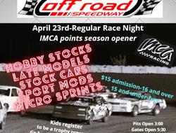 April 23rd Race Night Details