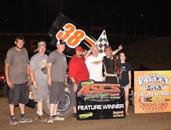 Cody Baker rules ASCS Warriors at Valley Speedway