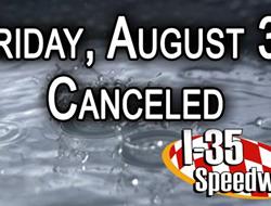 I-35 Speedway with POWRi 410 Outlaw League Cancele