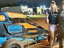 Trey Marcham Takes Victory with POWRi West Midgets