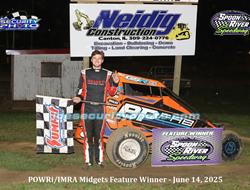 Alex Midkiff in POWRi IMRA Victory at Spoon River